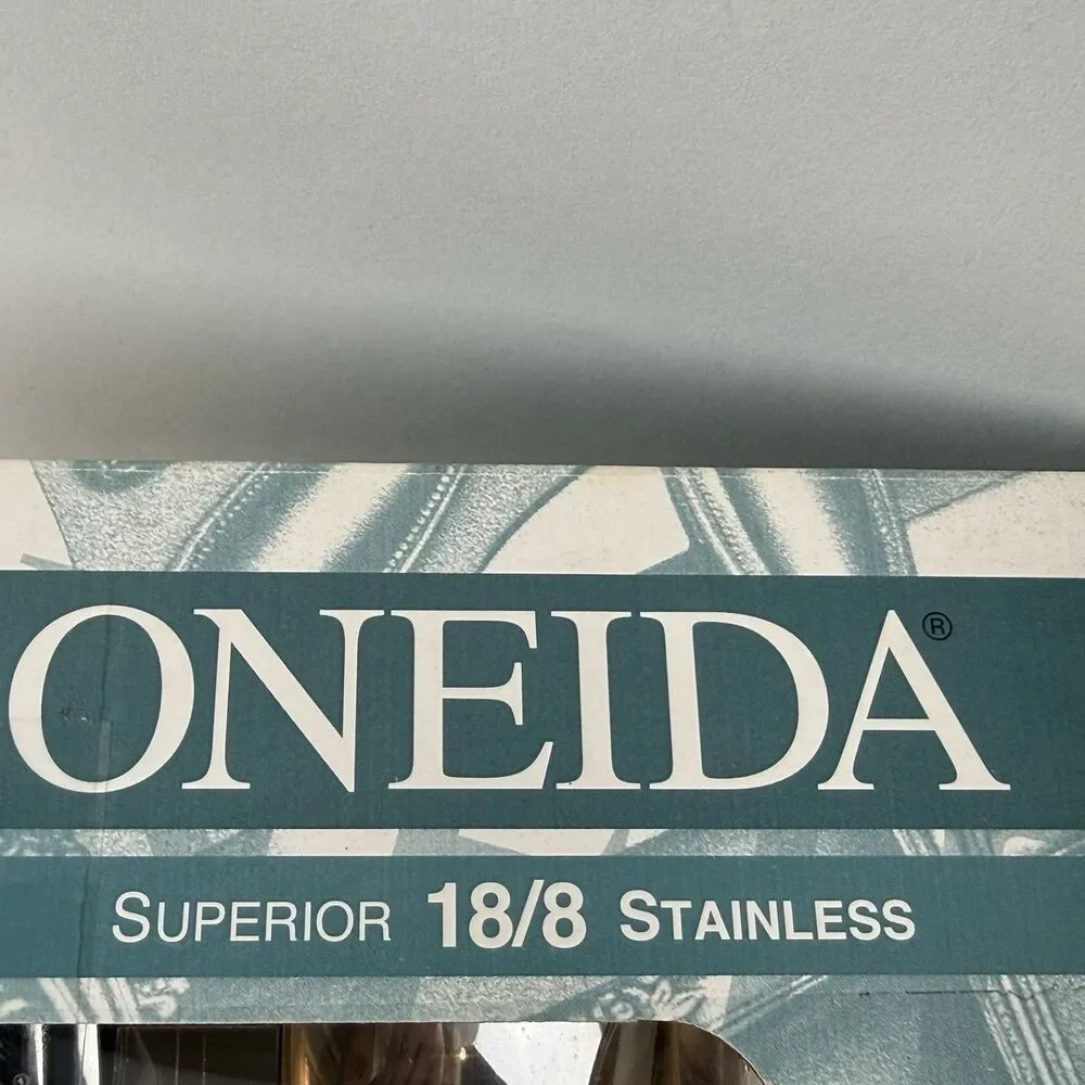 Vintage Oneida 18/8 Stainless USA 42 Piece Service for 8 AMERICAN HARMONY/ARBOR